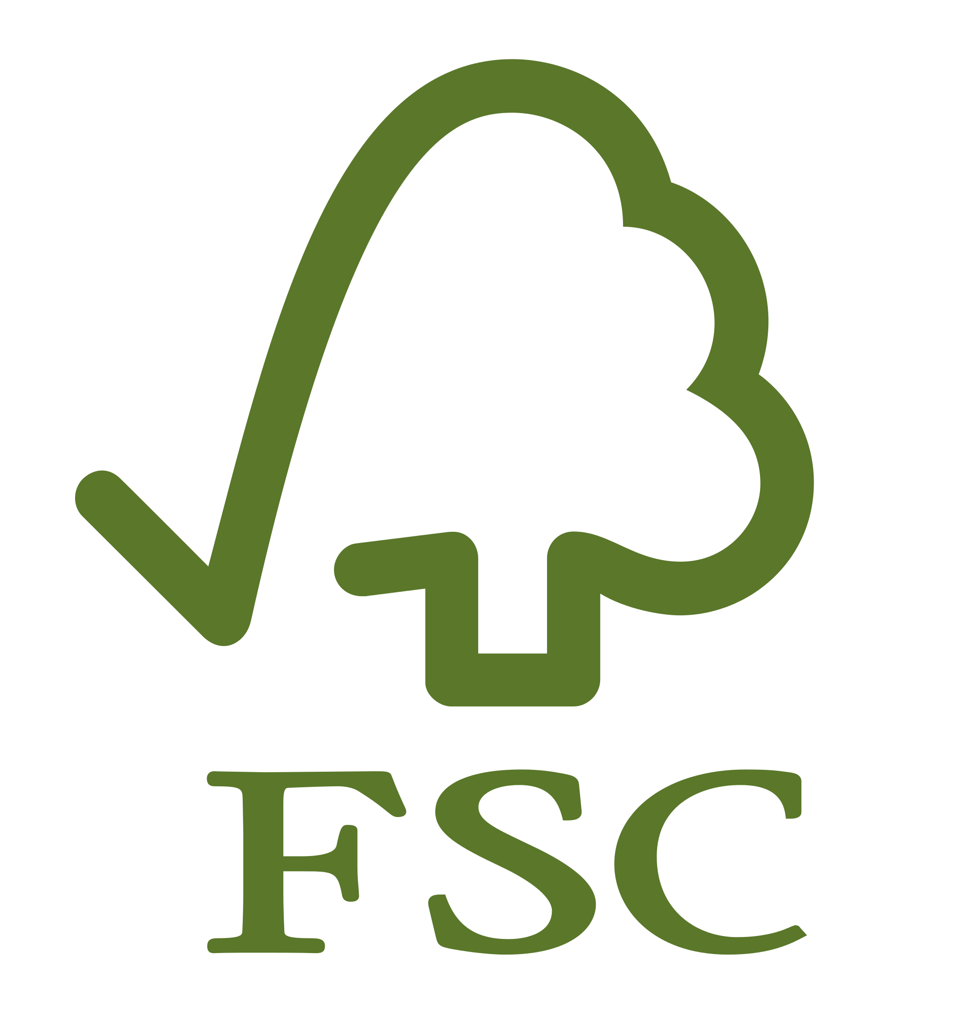 Il marchio della Forest Stewardship Council dentifica i prodotti contenenti legno proveniente da foreste gestite in maniera corretta e responsabile secondo rigorosi standard ambientali, sociali ed economici.